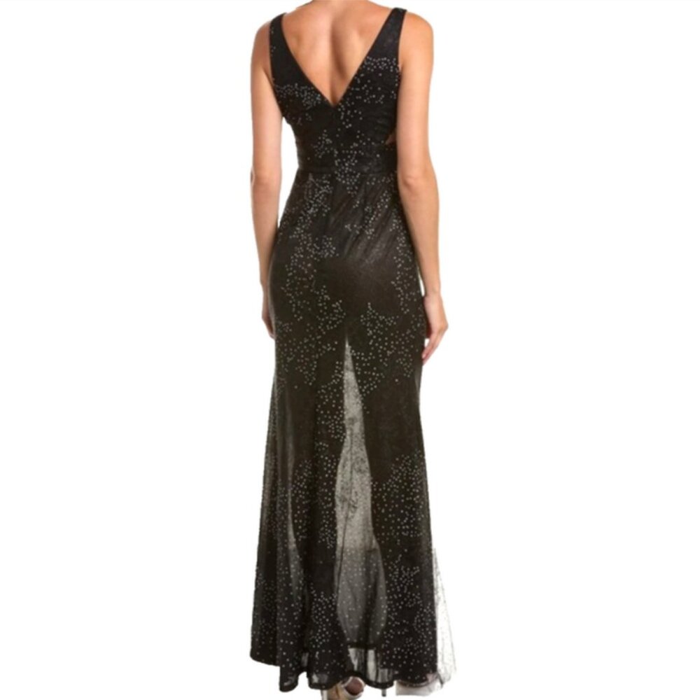 Marchesa Notte Glitter Gown - Picture 4 of 8